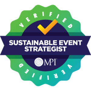 Veronica Thompson, Sustainable Event Strategist verified badge through Meeting Professionals International (MPI)